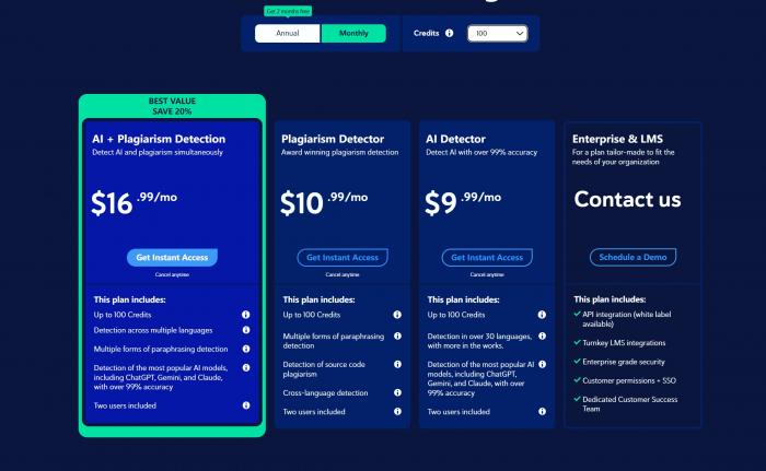 copyleaks pricing